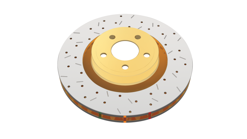 DBA 05-12 Corvette C6 w/Z06 pkg Rear Drilled & Slotted 4000 Series Rotor