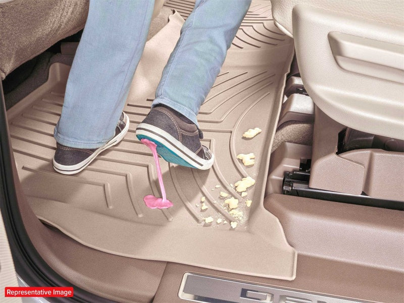WeatherTech 25-26 Honda Civic Hybrid 2nd Row Rear FloorLiner HP - Grey