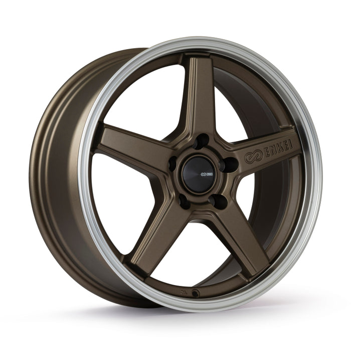 Enkei Quasar 18x8in / 5x114.3 BP / 35mm Offset / 72.6mm Bore - Matte Bronze Wheel