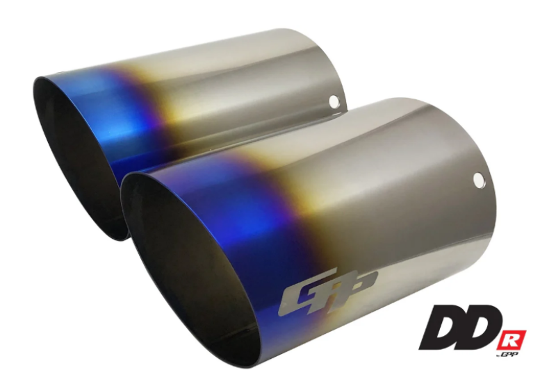 GReddy DD-R Burnt Titanium Tips L=170mm (Pair)