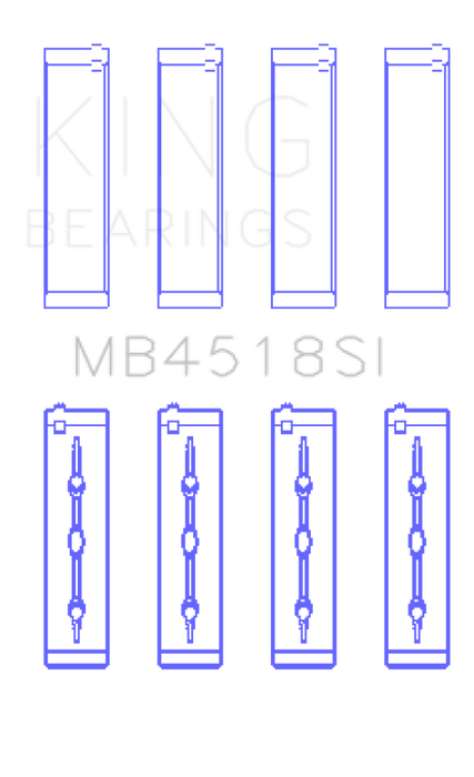 King Engine Bearings 11-20 Chrysler 300 / Dodge Grand Caravan (Size STD) Main Bearing Set