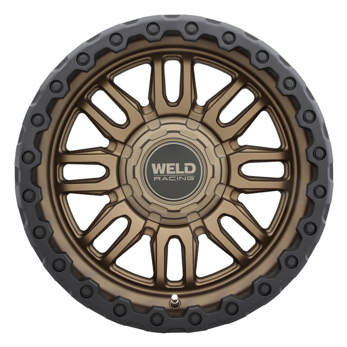 Weld Off-Road Swift 17x9in - 5x114.3 / 5x127 BP - ET-12 - 78.1mm CB- Satin Bronze Wheel & Black Ring