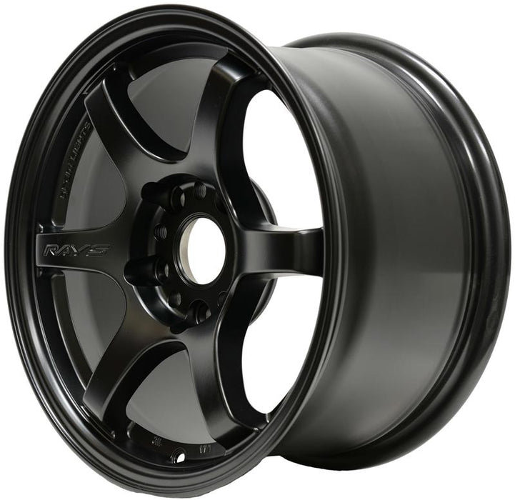 Gram Lights 57DR 15x8.0 +35 5x114.3 Semi Gloss Black Wheel