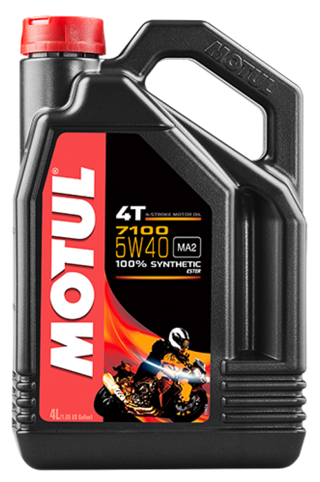 Motul 4L 7100 Synthetic Motor Oil 5W40 4T