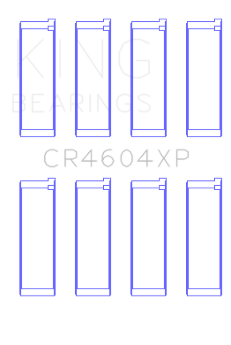 King 07-09 Mazdaspeed 3 L3-VDT MZR DISI (t) Duratec High Performance Rod Bearing Set - Size STDX