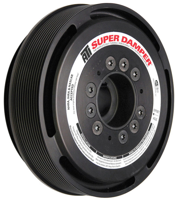 ATI Damper - 7.48in - Alum - 6 Grv - LS1/2/3/6/L76 97-13 - Y Body & SS & G8 - 28T 8mm HTD - 3 Ring