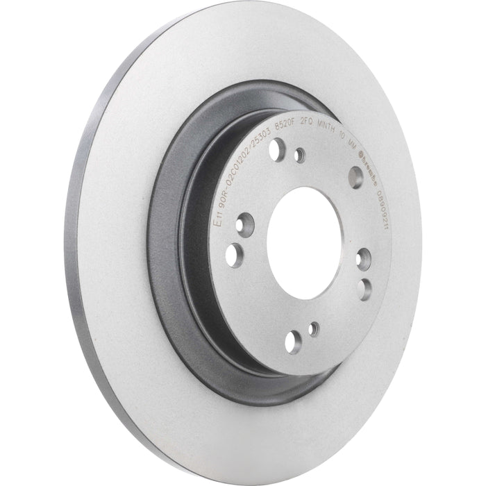 Brembo 15-18 Porsche Macan Front Grooved UV Coated Rotor