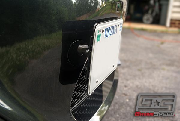 GrimmSpeed 10+ Subaru Legacy/Outback / 13+ Subaru BRZ/13+ Scion FR-S License Plate Relocation Kit