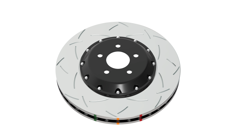 DBA 12-13 Volkswagen Golf R Front 5000 Series Slotted Rotor w/Black Hat