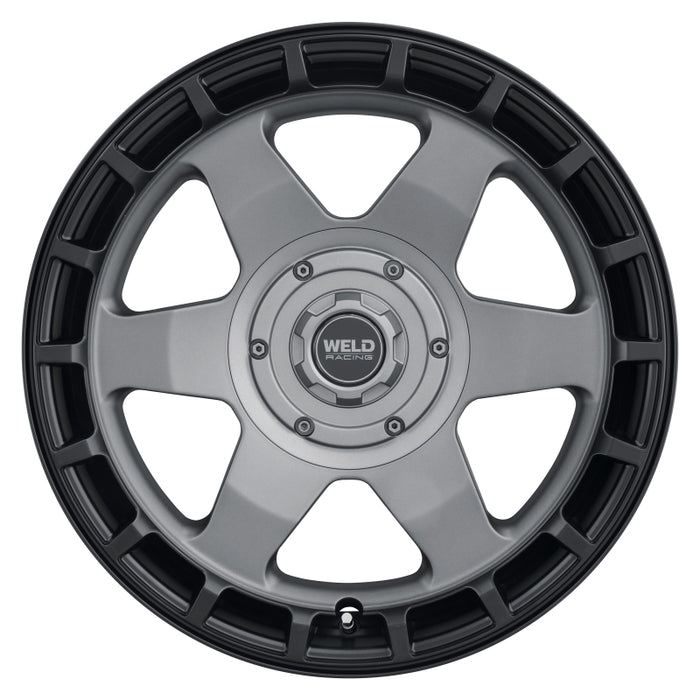 Weld Off-Road Ridge 20x9 - 6x135 / 6x139.7 BP - ET0 - 106.1mm CB - Satin Gunmetal Wheel (Black Ring)