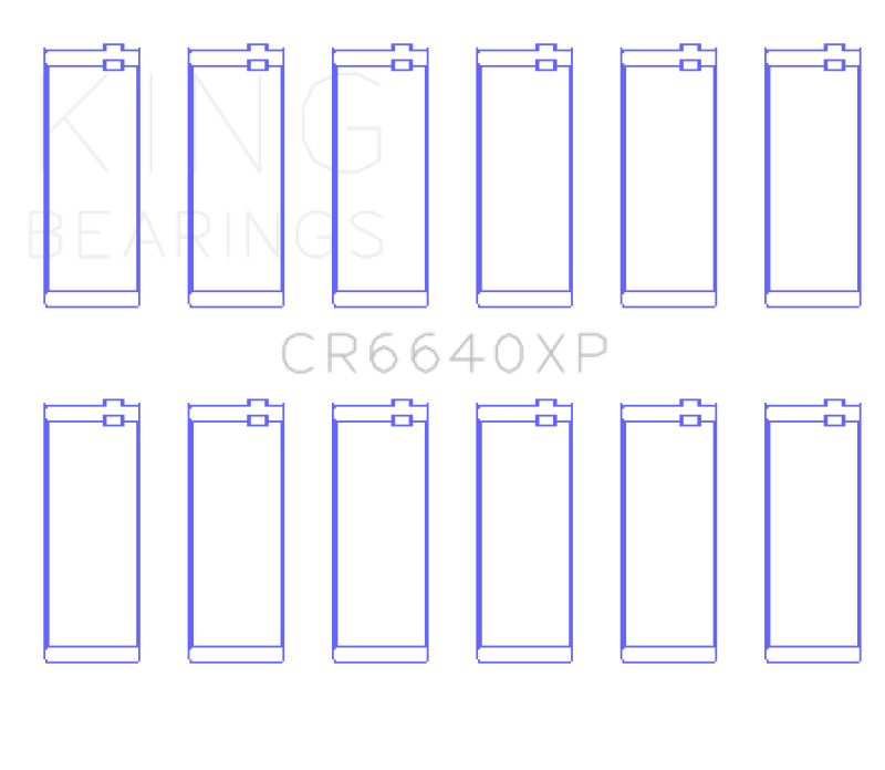 King Engine Bearings BMW M20/M50 2.0L/2.5L/2.7L Performance Rod Bearing Set - Size STDX