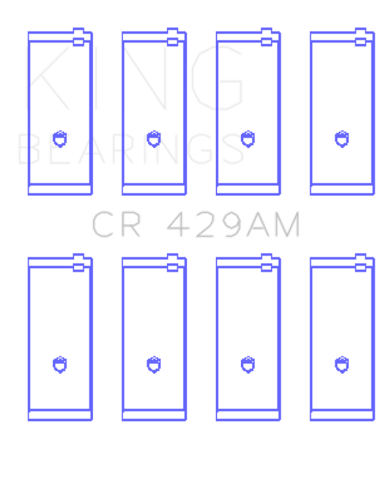 King Engine Bearings Toyota 2A/3A/4A (Size STD) Rod Bearing Set