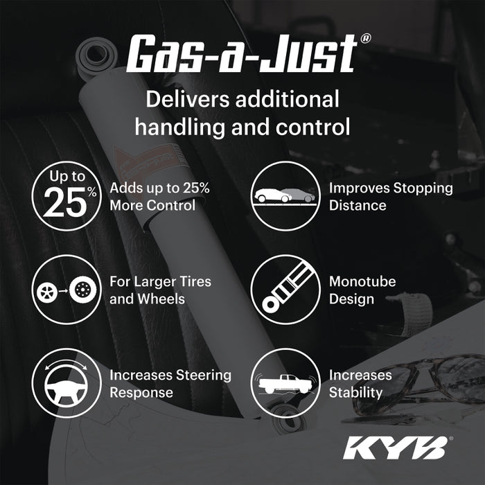 KYB 22-25 Nissan Frontier Pro-X / Pro-4X Gas-A-Just Gas Shock - Rear