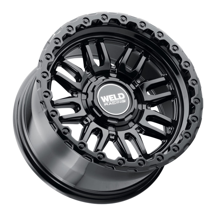 Weld Off-Road Swift 17x9in - 5x114.3 / 5x127 BP - ET-12 - 78.1mm CB - Gloss Black Wheel & Ring