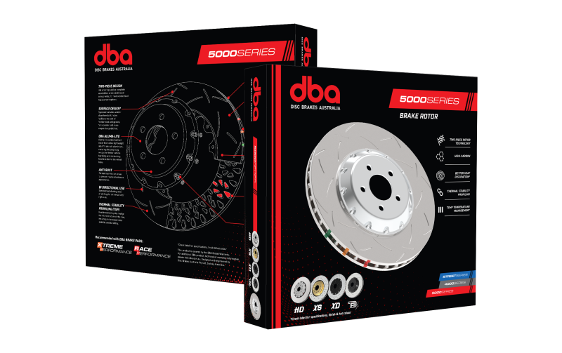 DBA 14-15 Chevy Corvette Z06 T3 5000 Series Left Front Slotted Replacement Friction Ring