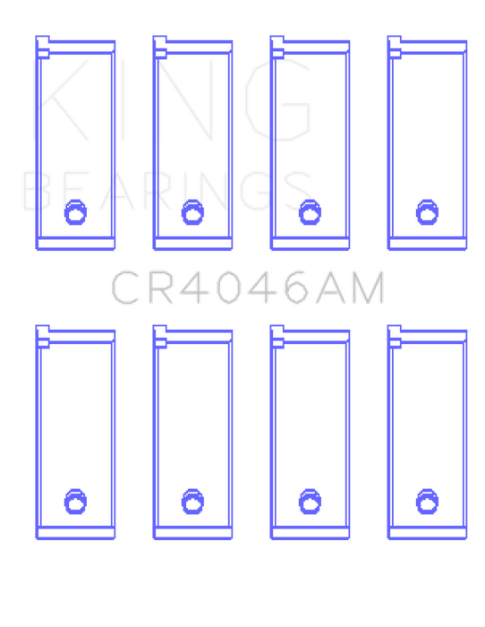 King Engine Bearings Honda D16A/D16Y/D16Z Rod Bearing Set - Size +0.25mm