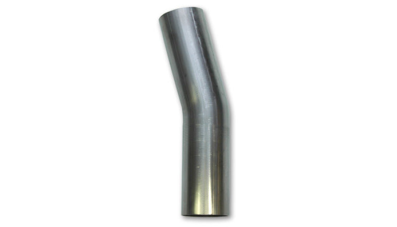 Vibrant 1.75in O.D. T304 SS 15 deg Mandrel Bend 4in x 4in leg lengths (1.75in Centerline Radius)