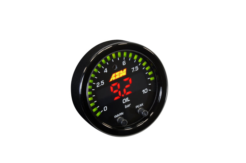 AEM X-Series 0-150 Oil Pressure Gauge Kit