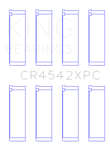 King Engine Bearings Honda K-Series pMaxKote Performance Rod Bearing Set - Size STDX
