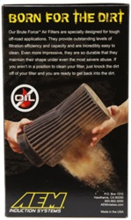 AEM 3 inch x 8 inch DryFlow Air Filter