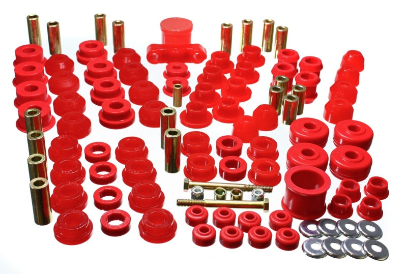 Energy Suspension 88-91 Honda Civic/CRX Red Hyper-Flex Master Bushing Set