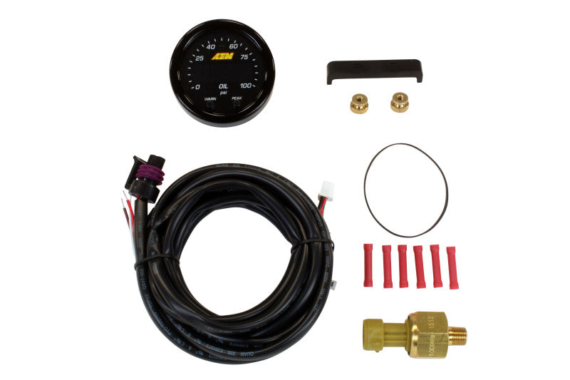 AEM X-Series Pressure 0-100psi Gauge Kit